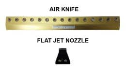 Which to Use? Air Knife or Flat Jet Nozzle? Steel and other metal sheet production.