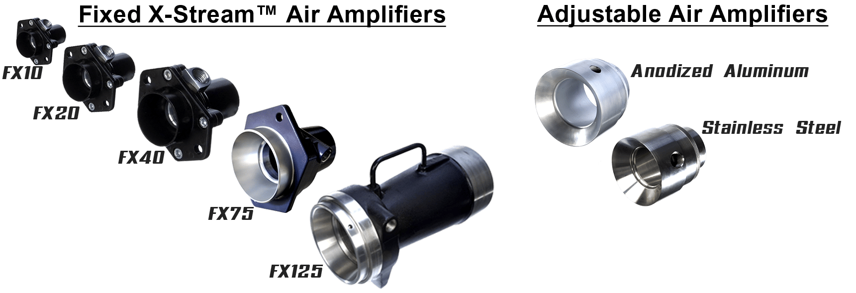 Fix X stream air amplifiers