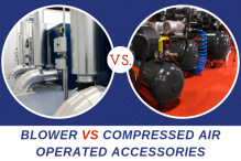 Blower VS Compressed Air Operated Accessories