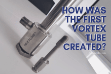 How was the first Vortex tube Created?