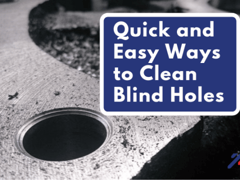 How to clean blind holes