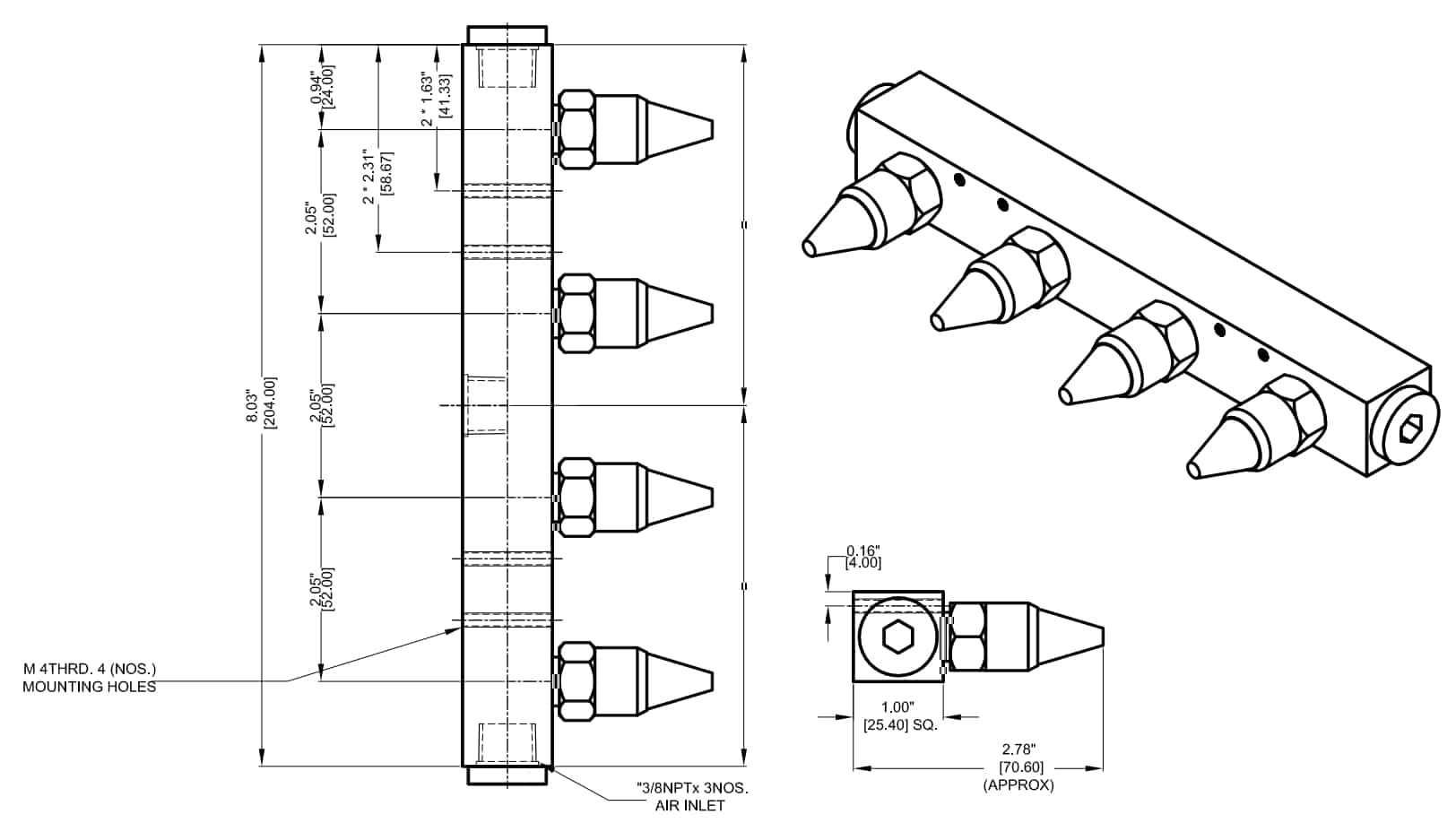 Dimension Chart 46004+47004