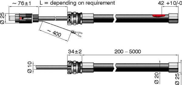 Static Eliminator Bars dimensions