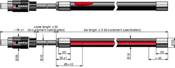 Dimensions Static Eliminator Bars