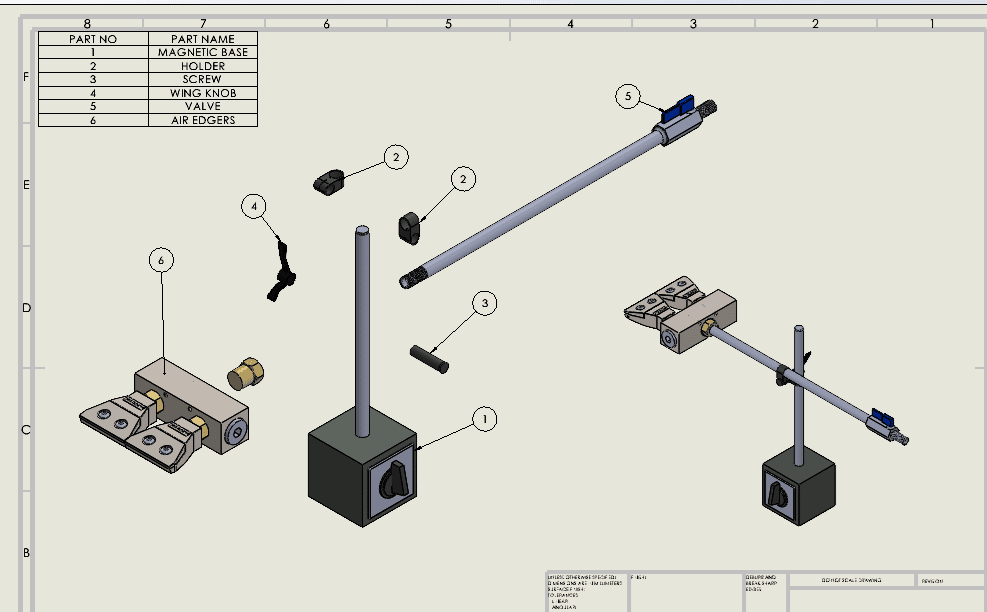 Flexmount System Dimension Chart