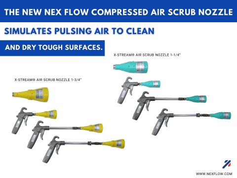 NEX FLOW Compressed Air Scrub Nozzle